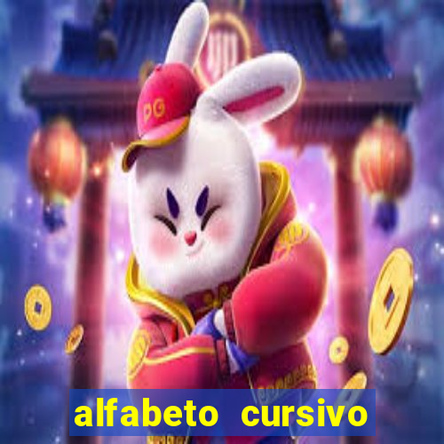 alfabeto cursivo pontilhado para imprimir pdf